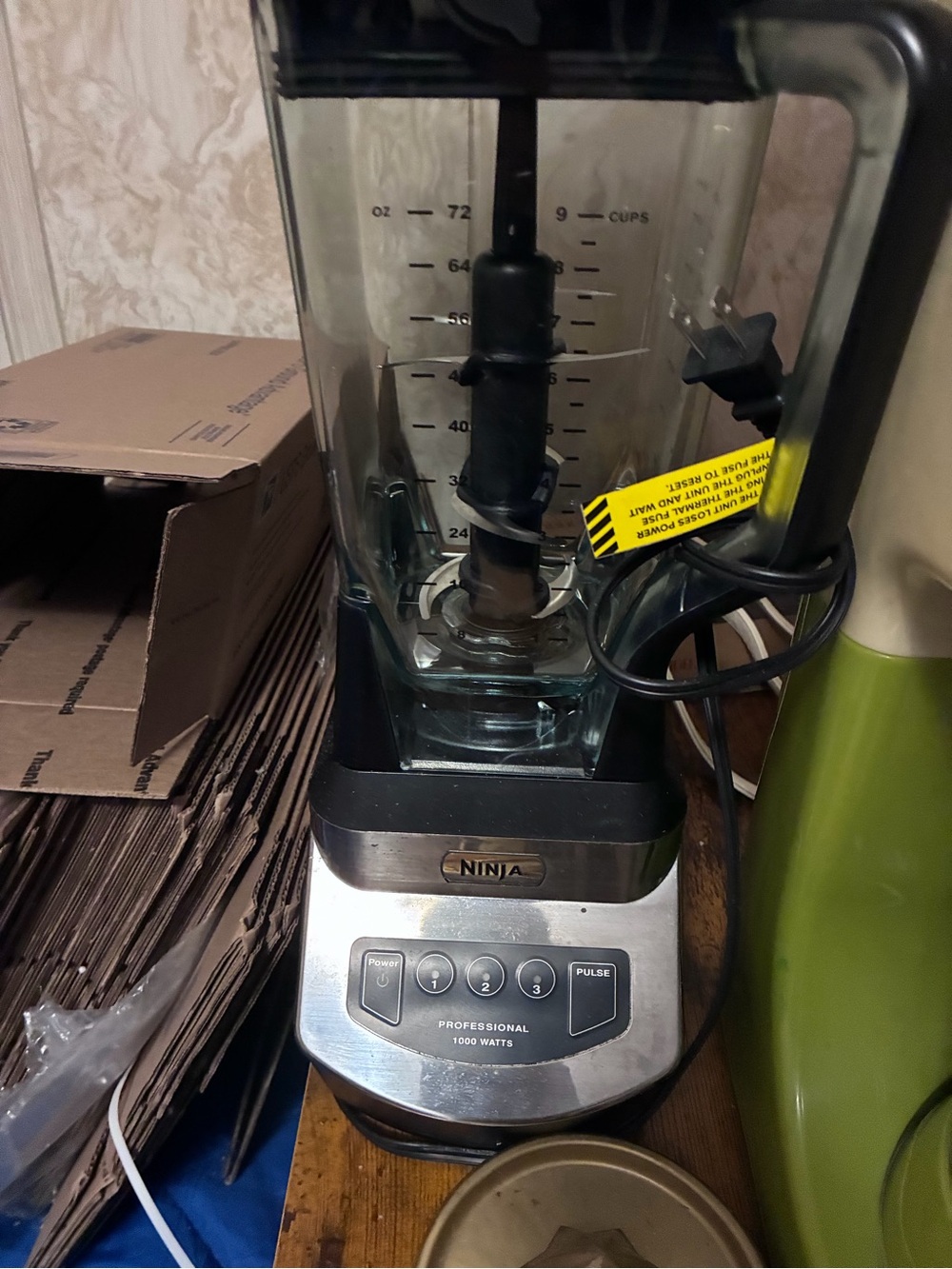 Ninja Professional Blender Base in Stainless Steel and Black